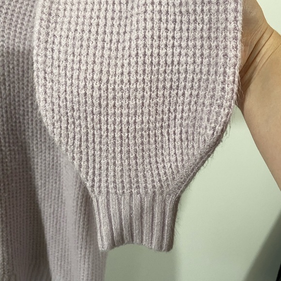 AE Oversized Dreamspun V-Neck Sweater Lilac Lavender Purple - Picture 4 of 9